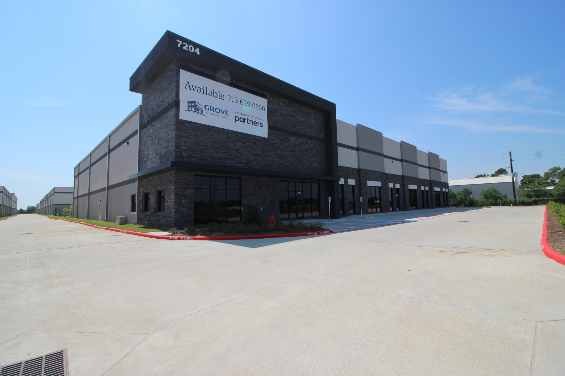 Building 1 — front view, October 2026